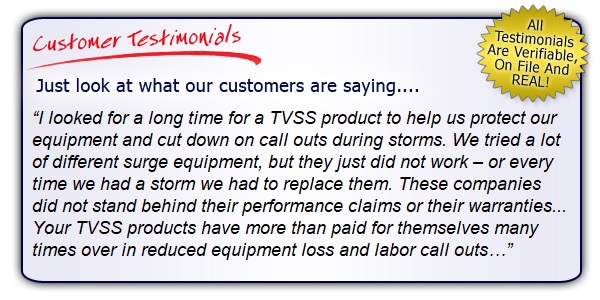 Industrial and Commercial Grade Surge Protector Testimonial. Get the Right Gear!