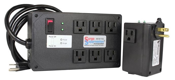 APS LLC | High Performance | 6 Outlet Surge Protector | 2 Outlet Surge Protector