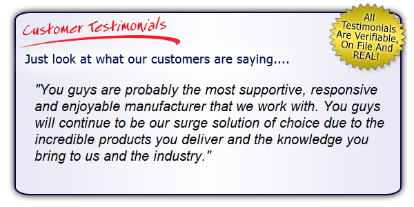 High Quality, High Performance Surge Protector Testimonial. Get the Right Gear!